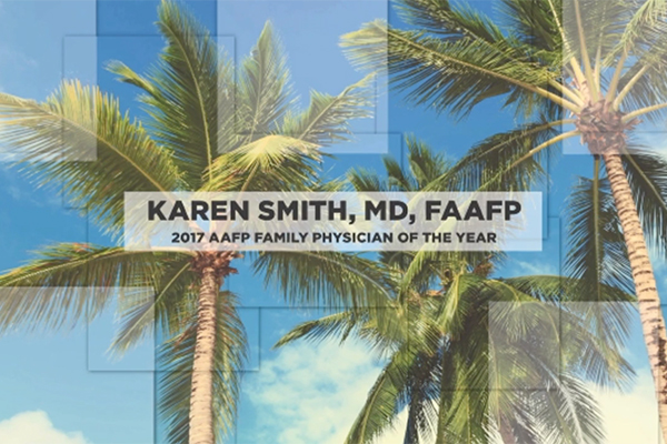 Karen Smith, MD FAAFP - AAFP Award Ceremony